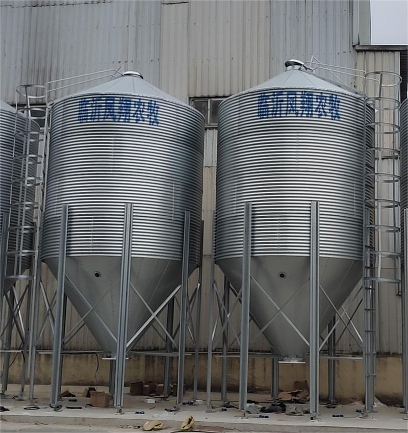热镀锌料塔表面与底锥细节